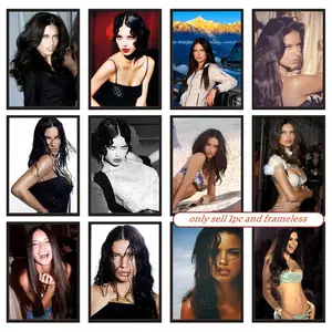 Supermodel A-adrianaS L-lima Poster HD Waterproof Art Poster Wall art print art suitable for living room bedroom bar parlor home decor gift fade-Resistant, Non-sticky, vibrant Dly Wall print