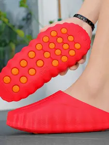 Unisex Lightweight Eva Slippers, Breathable Anti-Slip Design, Comfortable Massage Texture, Versatile Indoor Outdoor Use