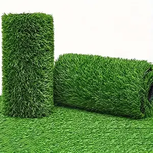 2-piece artificial turf carpet suitable for gardens, courtyards, terraces, and balconies, with drainage holes and rubber base. Indoor and outdoor artificial turf sports carpet flooring, DIY decoration, 20x40 inches