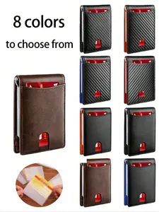 Multifunctional Card Holder Wallet, Durable Anti-Theft Credit Card Case, Scratch-Resistant Storage Bag, Ideal Gift for Men Women Friends