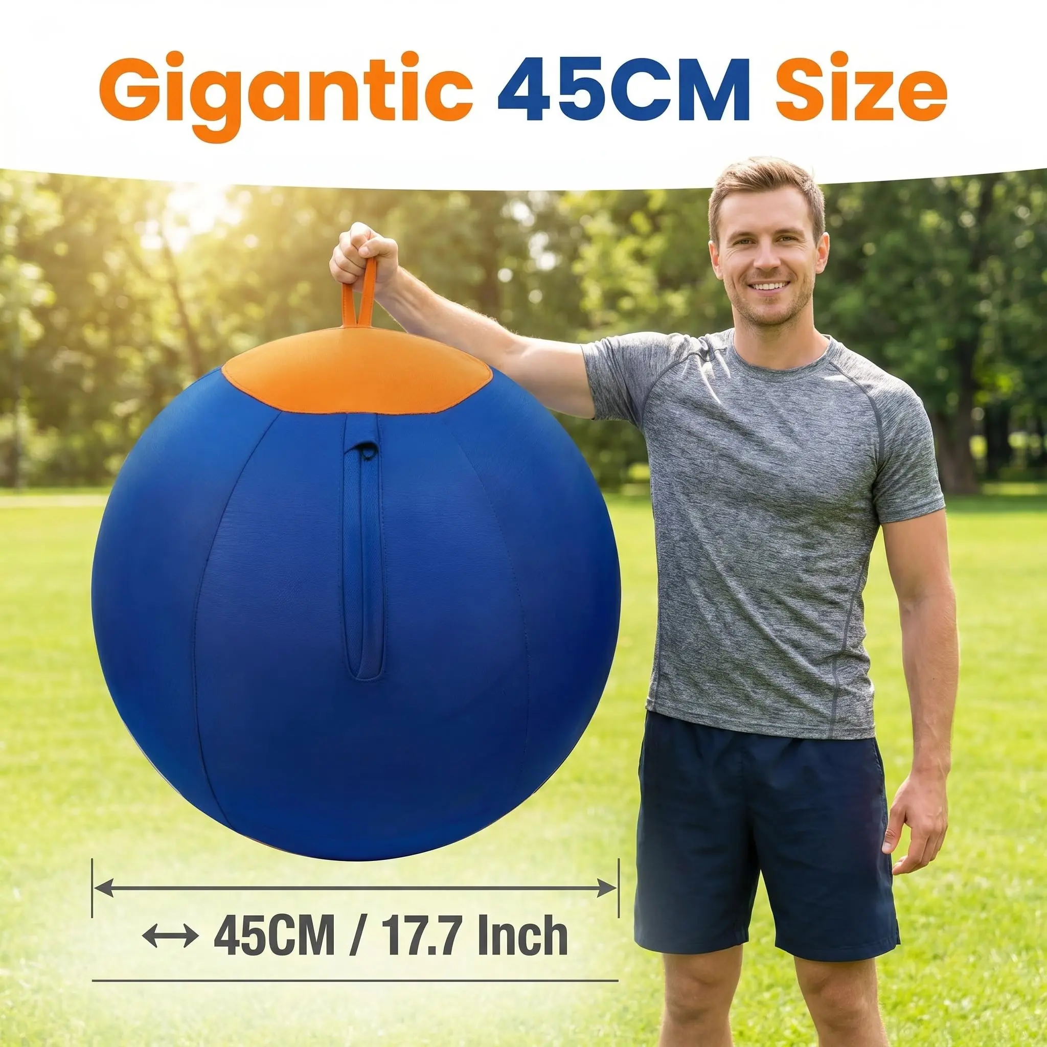Automatic Interactive Herding Ball for Medium-Large Dogs, Heavy-Duty Bite-Resistant Toy for Exercise, Training and Herding Instinct, Thoughtful Gift for Australian Shepherd Pet Lovers