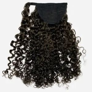 Sambi Mocha Brown Wrap Ponytail