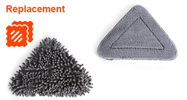 Extendable Long Handle Triangle Rotating Mop, Multi general Purpose Wall Ceiling Corner Cleaning Tool, Reusable Washable Mop replacement Pad Included, Lightweight Household Cleaning Mop for Hard-to-Reach Areas Chenille mopplops scrub brush