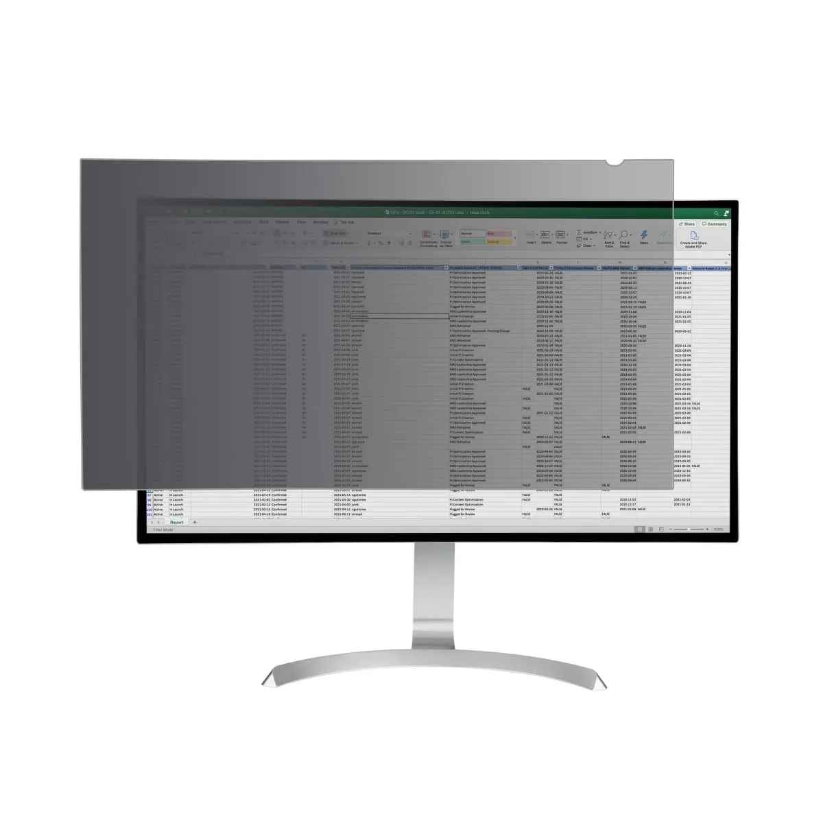 Startech 32in Widescreen Privacy Screen for Desktop Computer Monitors - Anti Glare, Matte Anti-Glare, Security Protection with ±30 Degree Viewing Angle, Anti Glare Computer Monitors