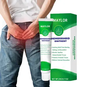 2 Pack Hemorrhoid Cream with Lidocaine 4% and Phenylephrine HCl Fast Relief for Pain Swelling Itching Burning Aloe Soothing Gel Ointment 1.4 oz Each