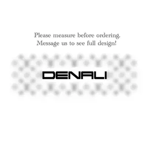 Sunroof Decal (Denali Logo & LV Pattern) for Trucks, Cars, and More! MEASURE BEFORE ORDERING!