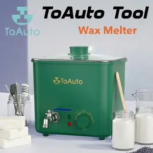 ToAuto 4L Professional Wax Melter for Candle Making - Fast Melt & No Clog Design with Precise Temperature Control for Beginners and Pros For birthday Joyful Thanksgiving Christmas Candle tools and gadgets for him/her