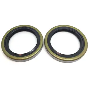 (Pack of 2) WPS Trailer Hub Wheel Grease Seal 168233TB 1.688'' x 2.332'' Double Lip #84 Spindle
