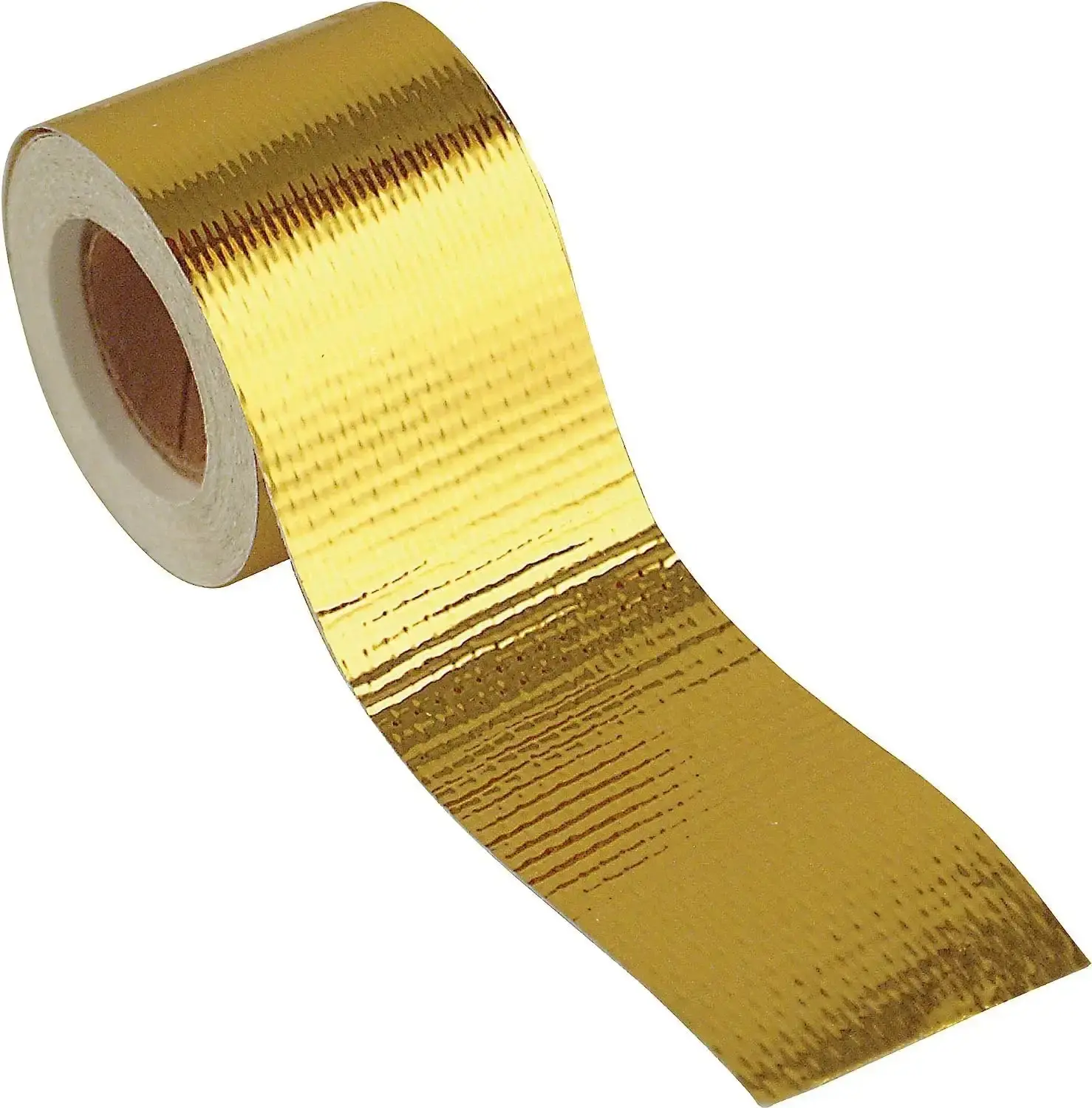 10396 Reflect-A-Gold High-Temperature Reflective Tape - 2" x 15ft Metalized Polyamide Polymer Pressure-Sensitive Adhesive Insulating Tape, Protection for High-Heat Areas, Easy to Apply/Remove, Automotive Use, Made in USA, Heat Reflective Tape