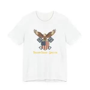 Freedom Fueled Eagle Pistons - Women's T-Shirt | Bella+Canvas 3001