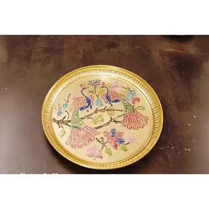 Pure brass puja plate Pure brass puja plate