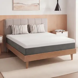 【Summervibes】10 Inch High Memory Foam Sponge Mattress,Breathable Medium Bed,Orthopedic Pressure Relief Back Support Mattress, Vacuum Compressed Roll Up Mattress,No Box Spring Needed, Single Queen King Size for Bedroom Apartment Guest Room Dorm Home Use