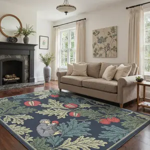 【Deals For You Days】BEIMO Home Rug – Soft, Non-Slip, Pet Friendly, Machine Washable Carpet, Ideal Area Rug for Living Room, Bedroom, Kitchen, Hallway Floor Decor ,ARC1361-LEAF