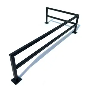 LC BOARDS FINGERBOARD METAL L RAIL BLACK