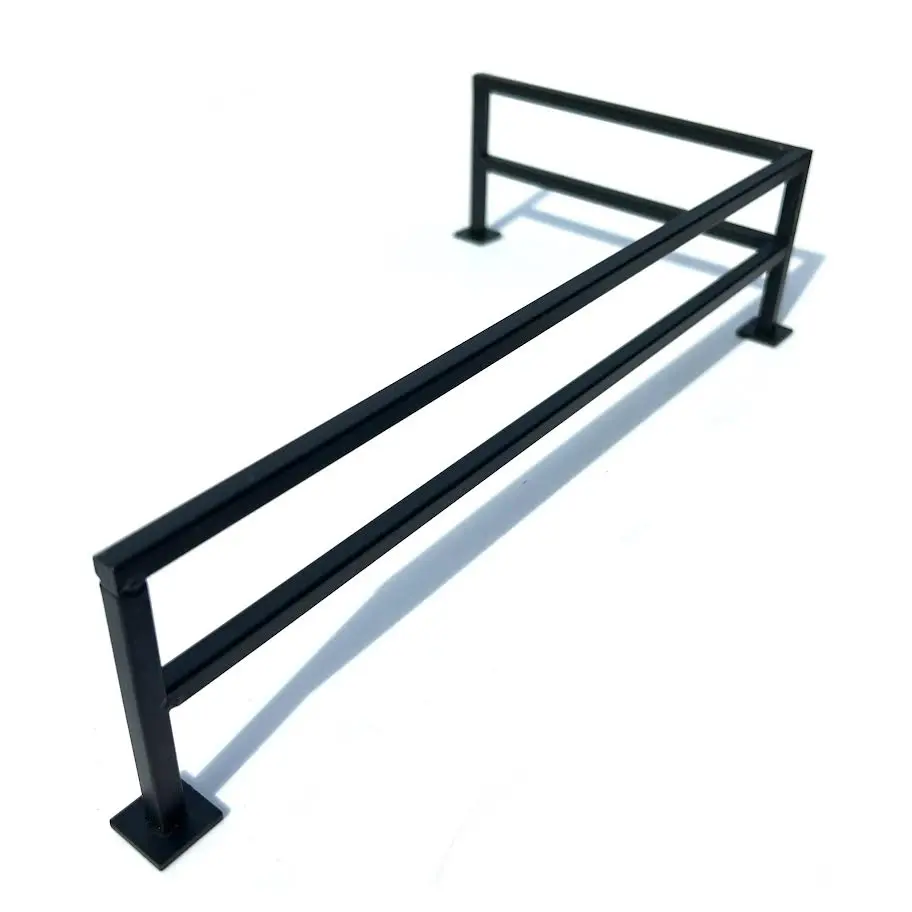 LC BOARDS FINGERBOARD METAL L RAIL BLACK