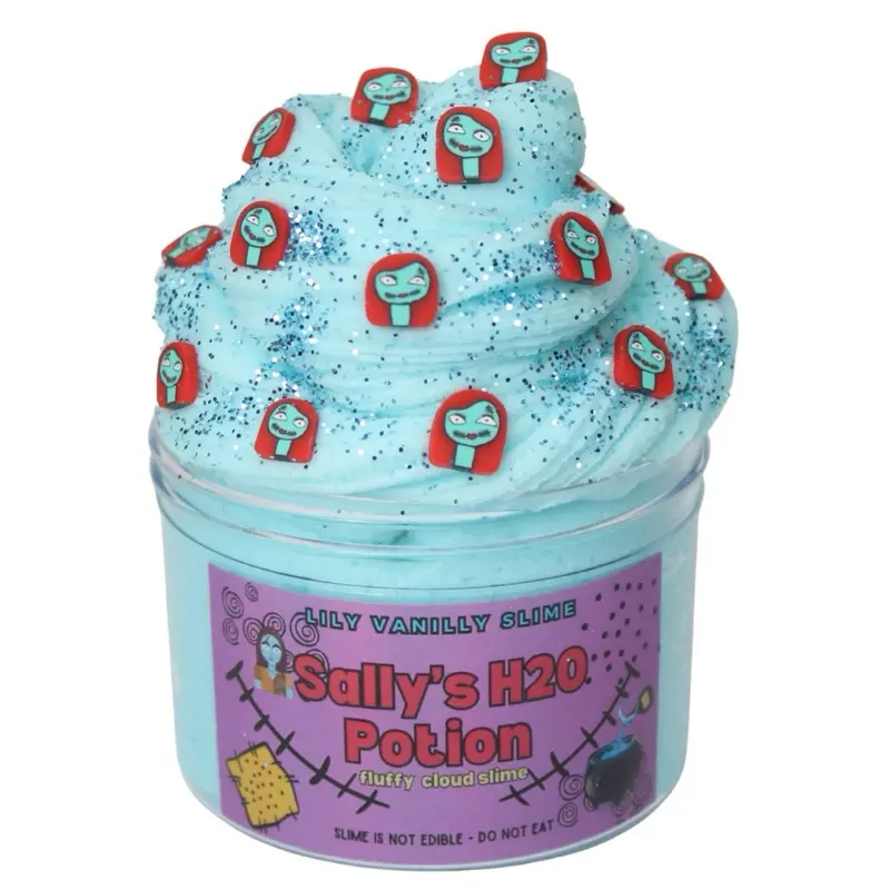 Sally’s H2O Potion Fluffy Cloud Dough Slime, Scented Green Apple