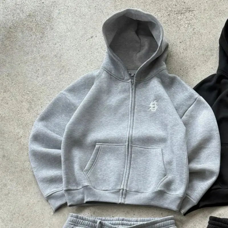 Gray hoodie_Beige
