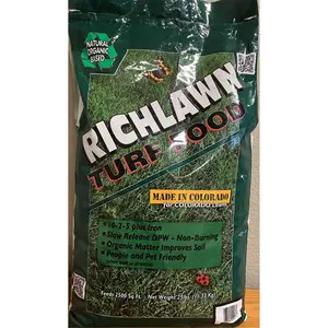 Richlawn Turf Food  2500 sq. ft. Pre Emergent Preventer & Lawn Fertilizer for All Grasses