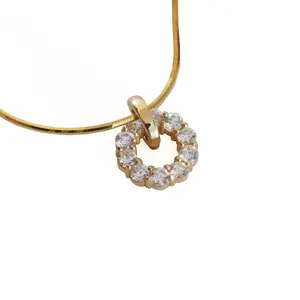Diamond Circle Necklace