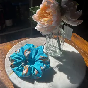 Bluey Print Handmade Scrunchie - 100% handmade - cotton