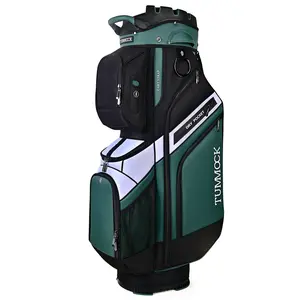 TUMMOCK Golf Cart Bag for Golf Clubs, 14-Way Silent Top Divider, Multiple Storage Pockets, Lightweight Durable Cart-Friendly Design for Male Golfers Golf Accessories