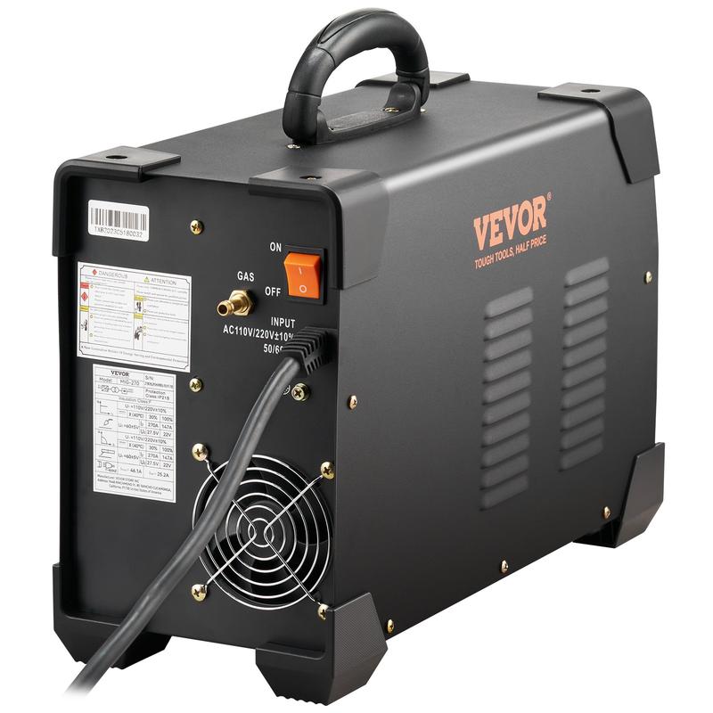 VEVOR MIG Welder, TikTokShopBlackFriday, 130-270A Flux Core Welder, 3 in 1 Combo MMA/MIG/LIFT TIG Welder Machine, Portable MIG-130 Welding Machine IGBT Inverter, Automatic Wire Feeding Welder for Stainless Steel