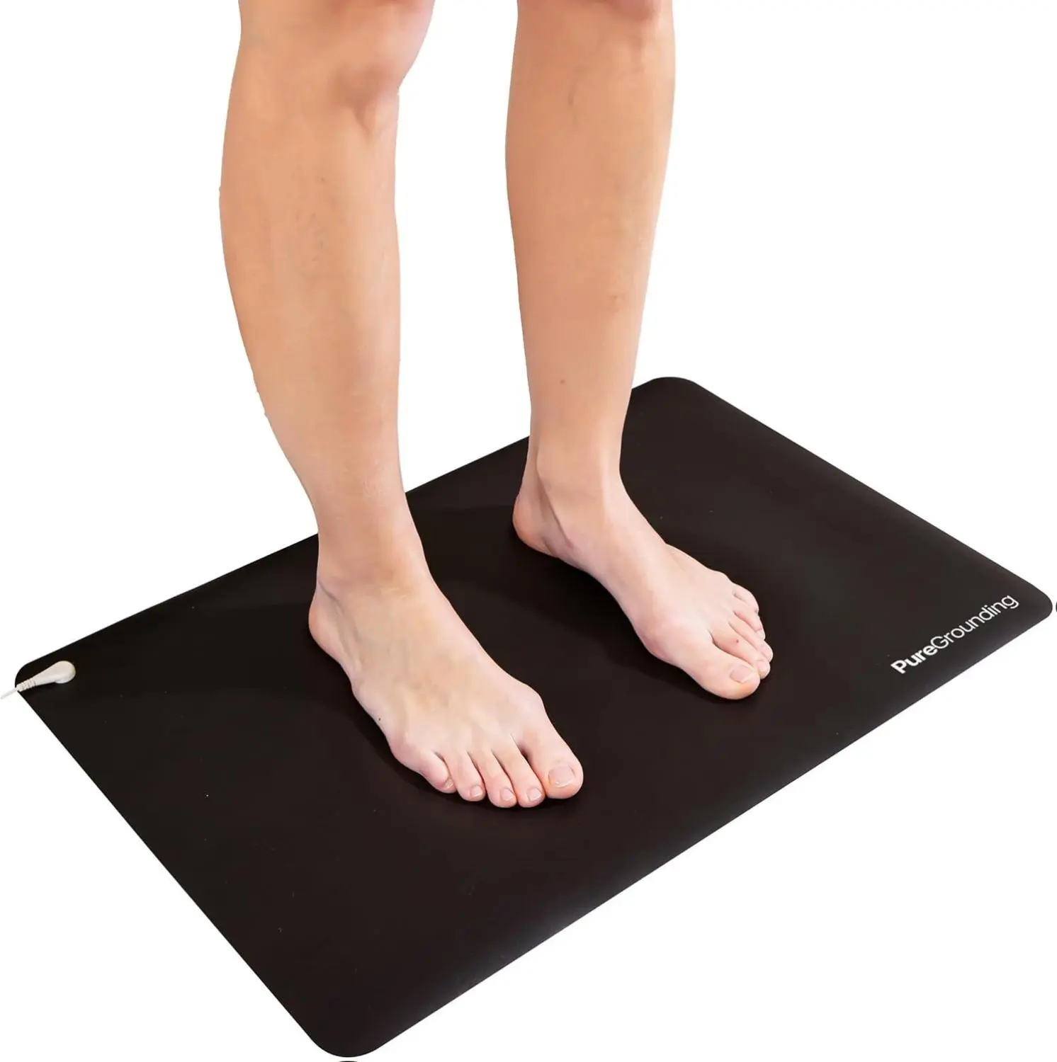 Puregrounding™ Grounding Mat 16" x 24" for Sleep, Pain Relief, Anti-Inflammation, Mood, Indoor Grounding, Conductive Carbon