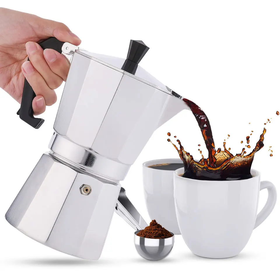 Stovetop Espresso Maker 3 Cups Pot Coffee Maker Stovetop Espresso Maker 3 Cups Pot Coffee Maker