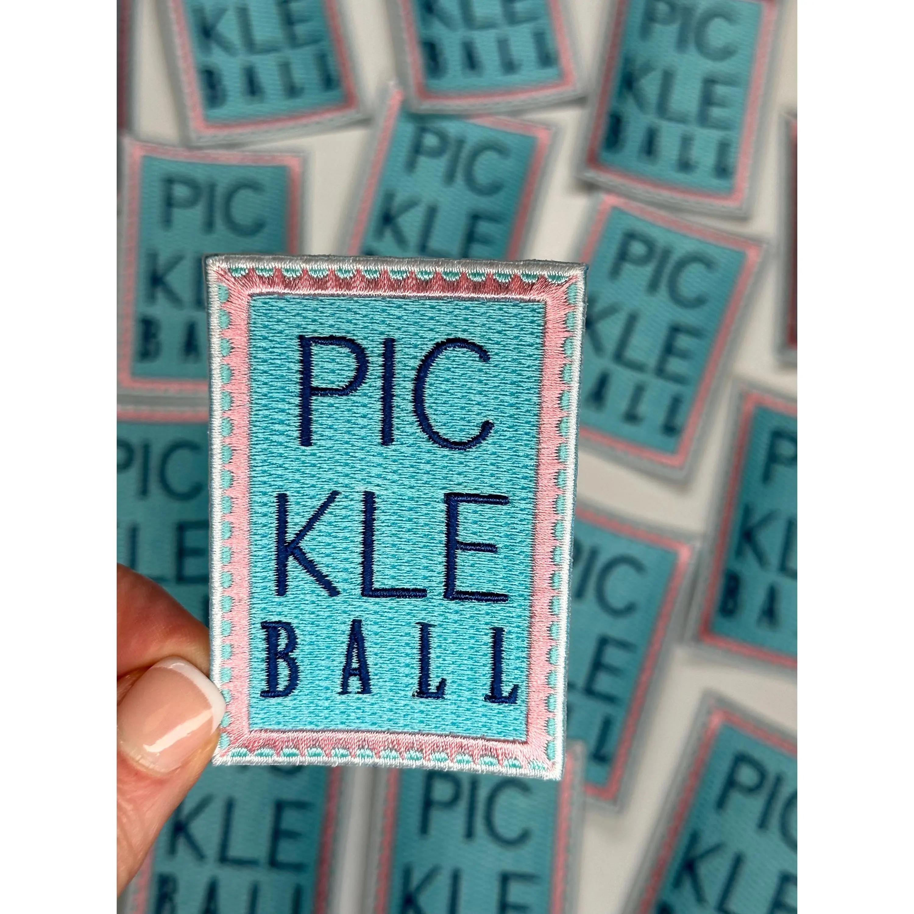 Pickleball Stamp patch, pickleball club, pickleball patches, country club patches, cocktail club, sports patches, game day, mom patches