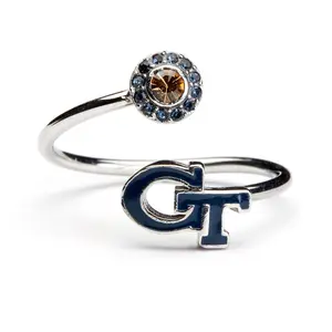 Georgia Tech Adjustable Ring - Navy