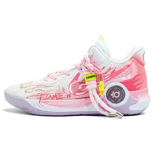 Nike KD Trey 5 IX Custom Basketball Shoes with Cherry Blossom Fire Design for Men and Women Trending Shoes, House White Official Shoes to Get / Maison Mihara Verifiable, with credentials and supporting global authentication