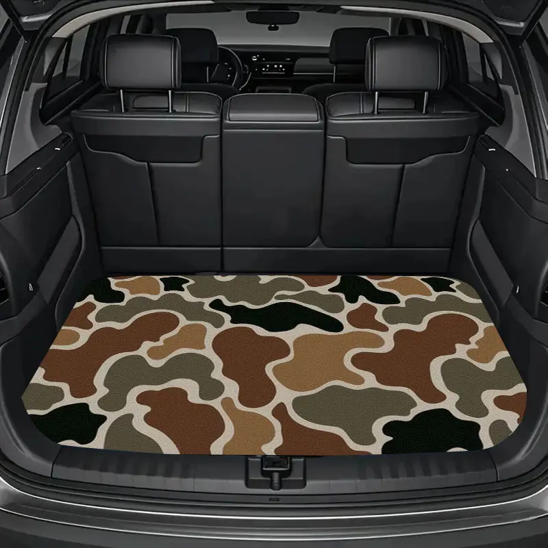 1pc of Camouflaged Speckled Design Trunk Mat, Automotive Mats, Fits Most Vehicles, Made to Last And Easy to Maintain, Improves Interior Space, Serves As a Vehicle Storage Solution, Stylish Car Accessory