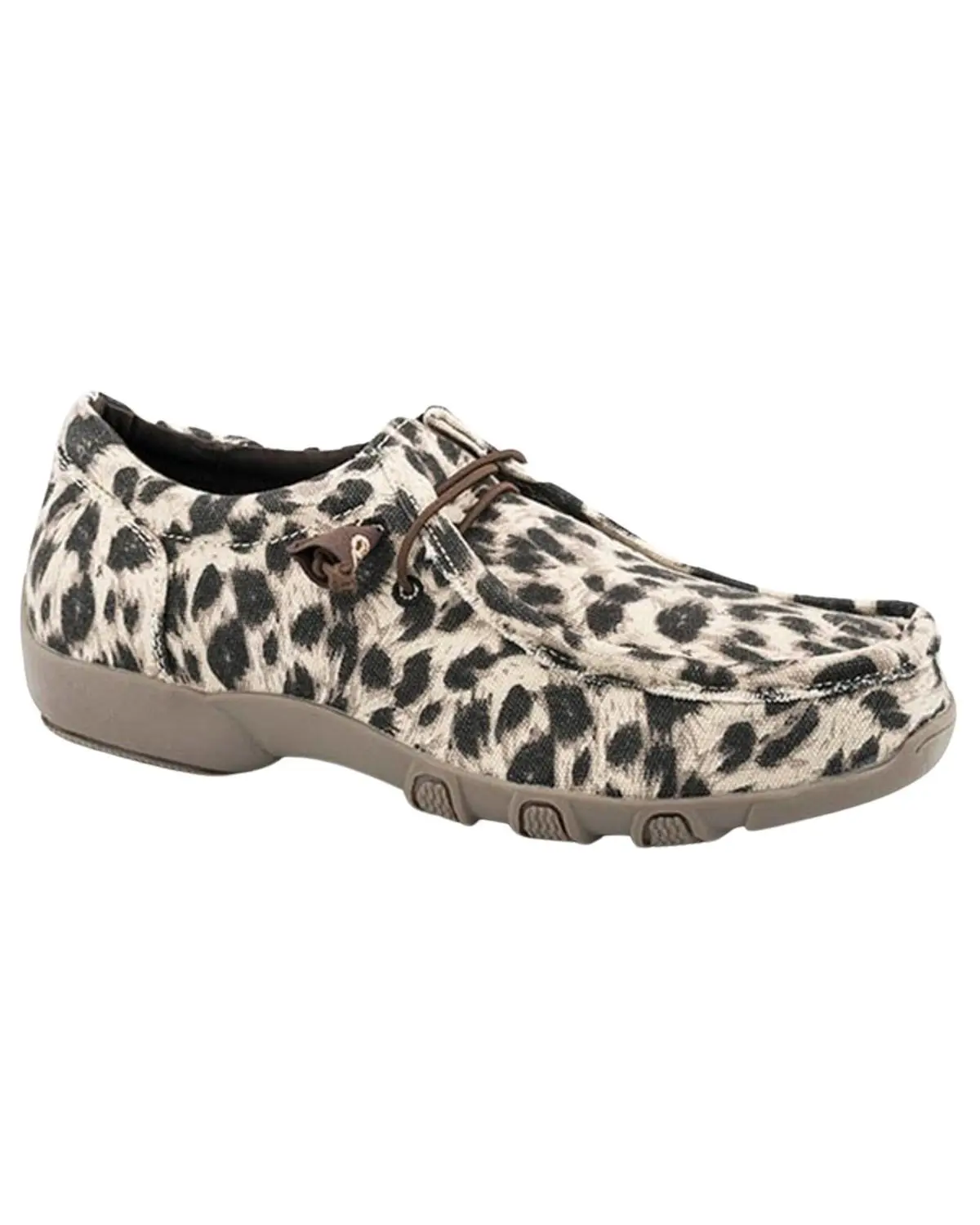 Women's Chillin Leopard Print Casual Chukka Shoes Moc Toe - 09-021-0191-3092 Ta