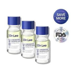 Dr.Leo 24H Acne & Pimple Treatment Drying Lotion with Salicylic Acid Sulfur & Niacinamide for Inflammation Relief Post-Blemish Care & High Pressure Pimple Relief | Acne Clearing Products
