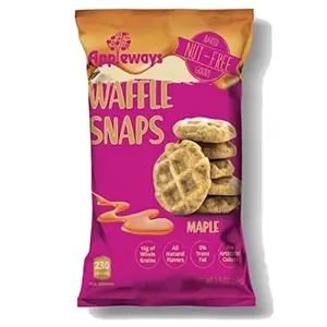 Maple Waffle Snaps by Appleways | 1.9 Oz Bag | Pack of 15 Snack