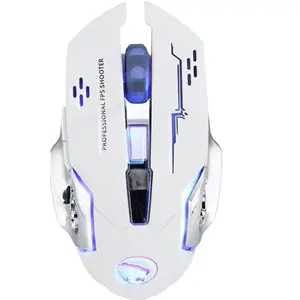 Sanoxy Wireless USB Optical Mouse with 7 Color LED Backlight for Gaming, Ergonomic Design