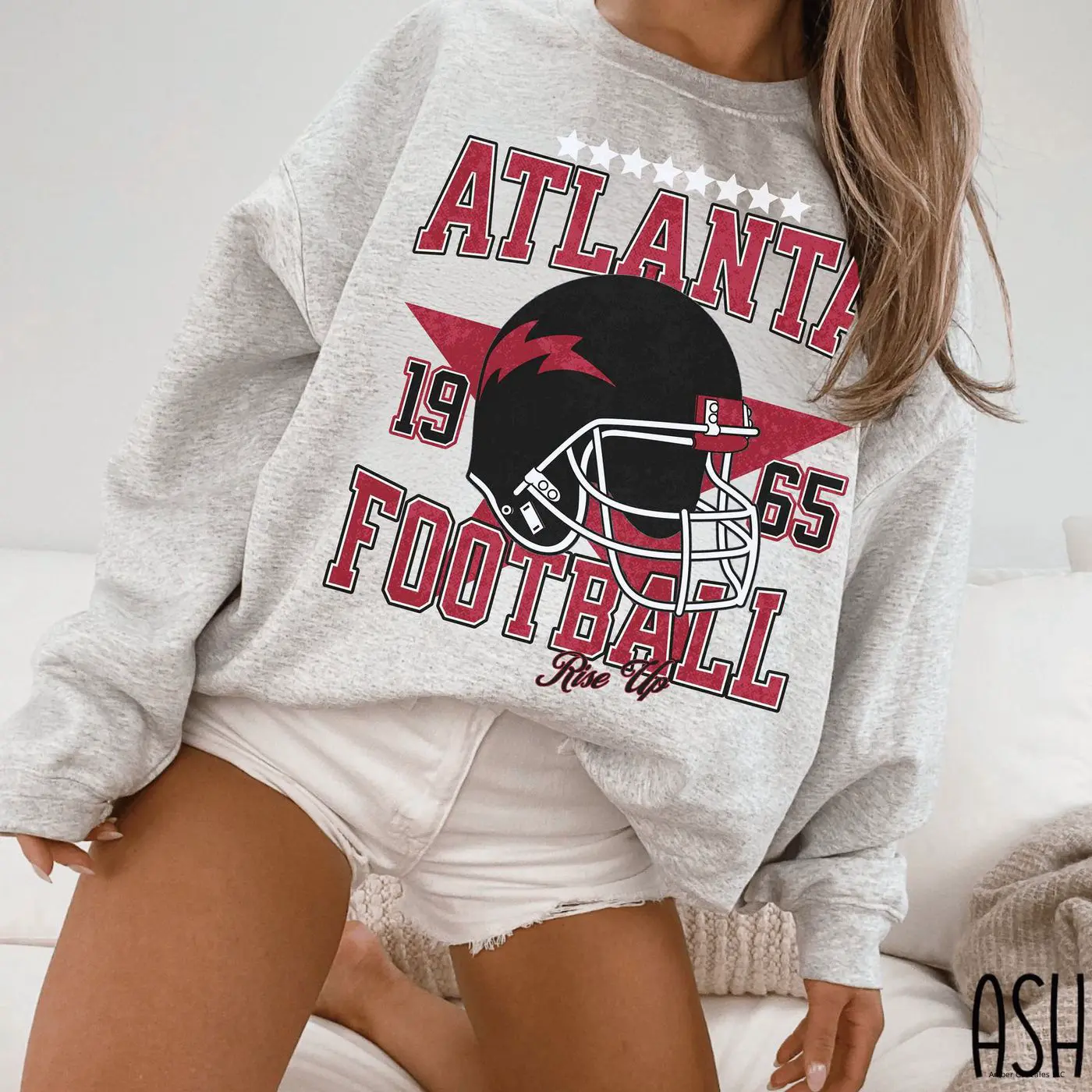 Atlanta Football Sweatshirt, Vintage Falcon Football Crewneck, Retro Atlanta Football Shirt, Falcon Football Gift, Atlanta Sweatshirt