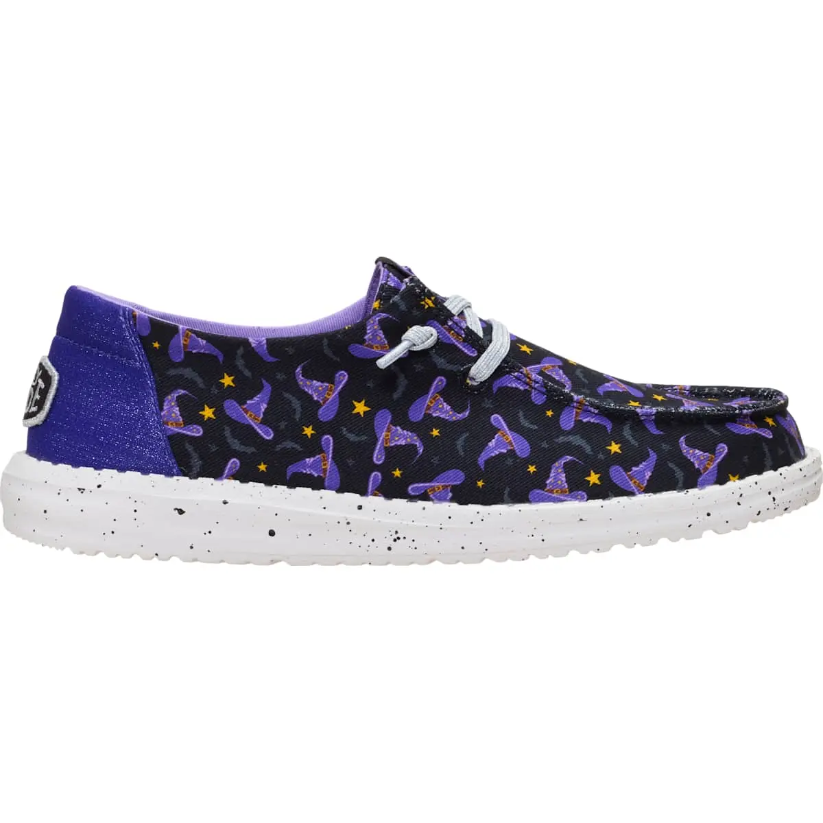 HEYDUDE Wendy Night Witch - Comfortable Slip on Halloween Shoes for Women