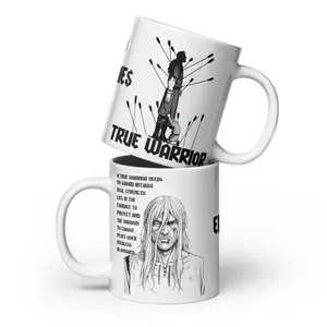 Vinland Saga True Warrior Mug, Thors Quote Ceramic Cup, Viking Anime Manga Coffee Mug, Gift For Fans