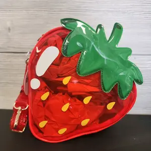 Jelly Fruit Handbag - Strawberry Purse Translucent
