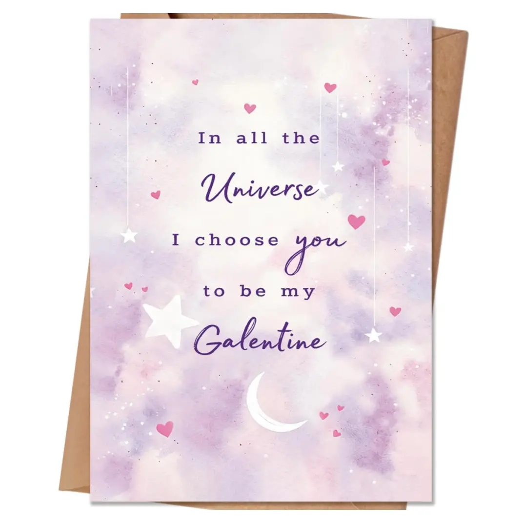1PC Happy Galentine's Day Card for Bestie, Funny Galentines Day Card Gifts for Best Friend, Female Friend, Gal Pal
