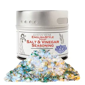 English-Style Savory Salt & Vinegar Seasoning | Gourmet Spice Mix | All Natural, Non GMO | Hand Made, Small Batch Spice Blend | Made in USA | Artisanal Seasoning | GLP-1 Friendly | No MSG, Artificial Ingredients, Additives, Colors, or Flavors | Magnetic
