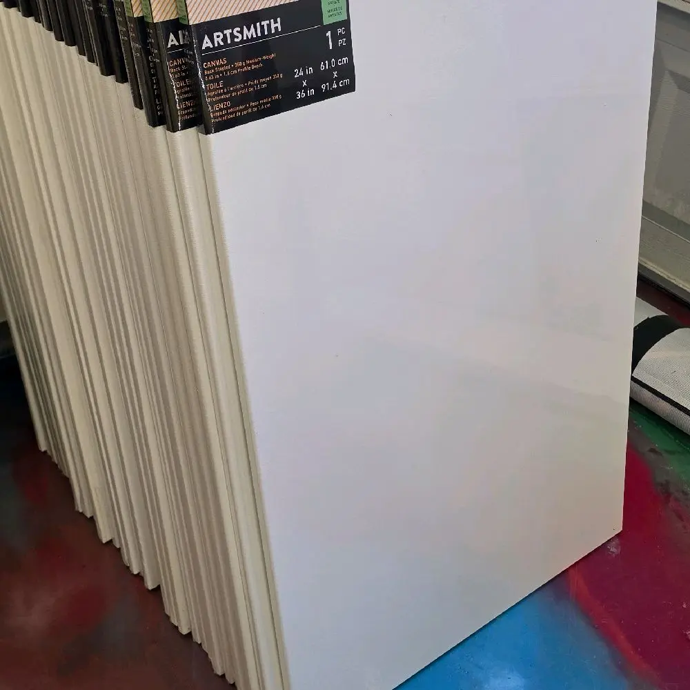 Blank Canvases, 6-Pack, 24 x 36 in