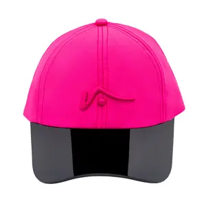 Hot Pink Poly Unstructured Hat