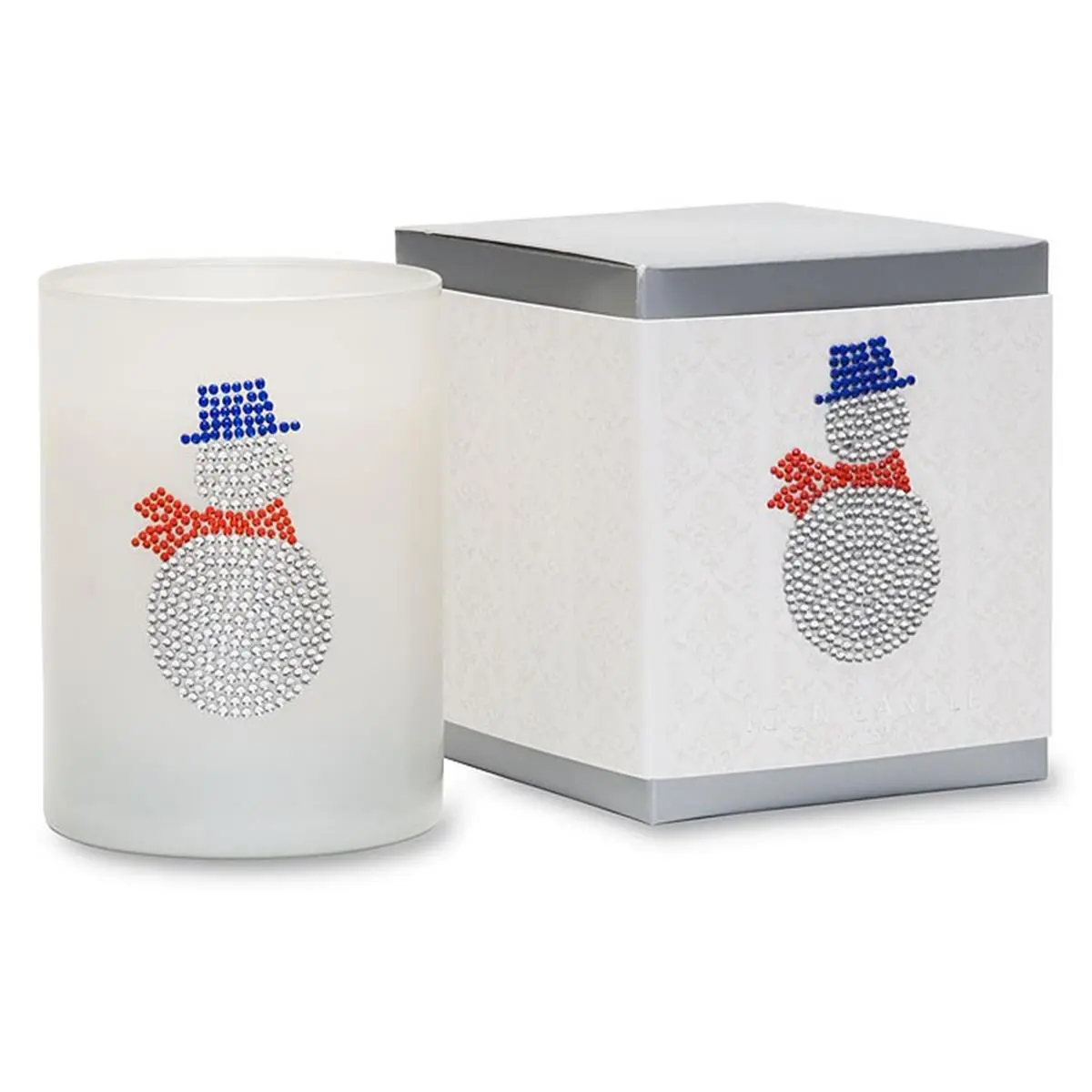 Primal Elements CIWSN Snowy Wax Household Candle, 9.5 oz. Icon Candle in White Glass, Frosty Citrus & Floral Scent