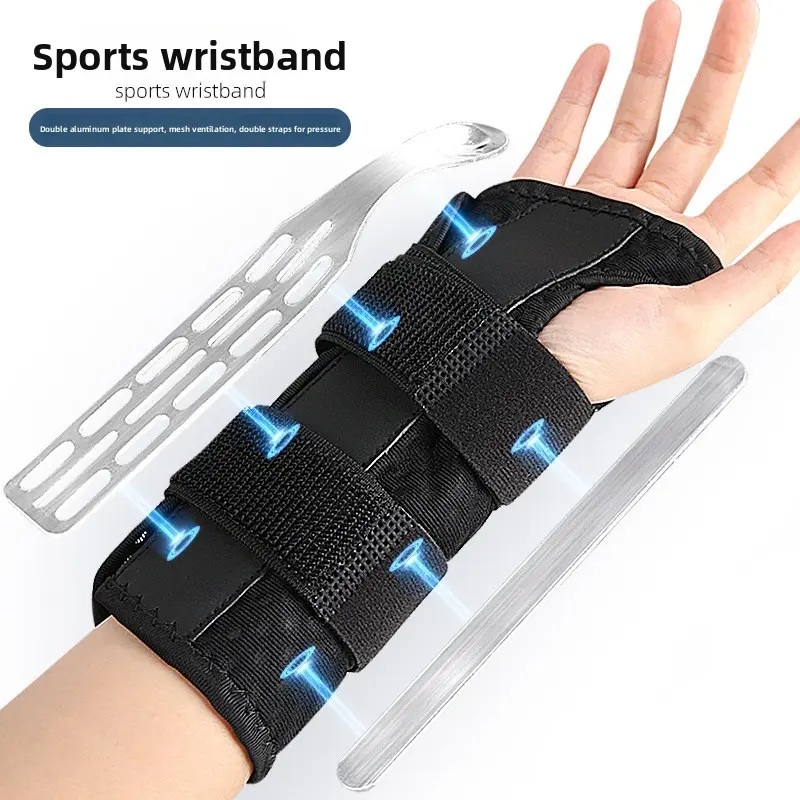 Sports palm wrist support wrist splint pressurized adjustable wrap strap sports protective gear palm guard
