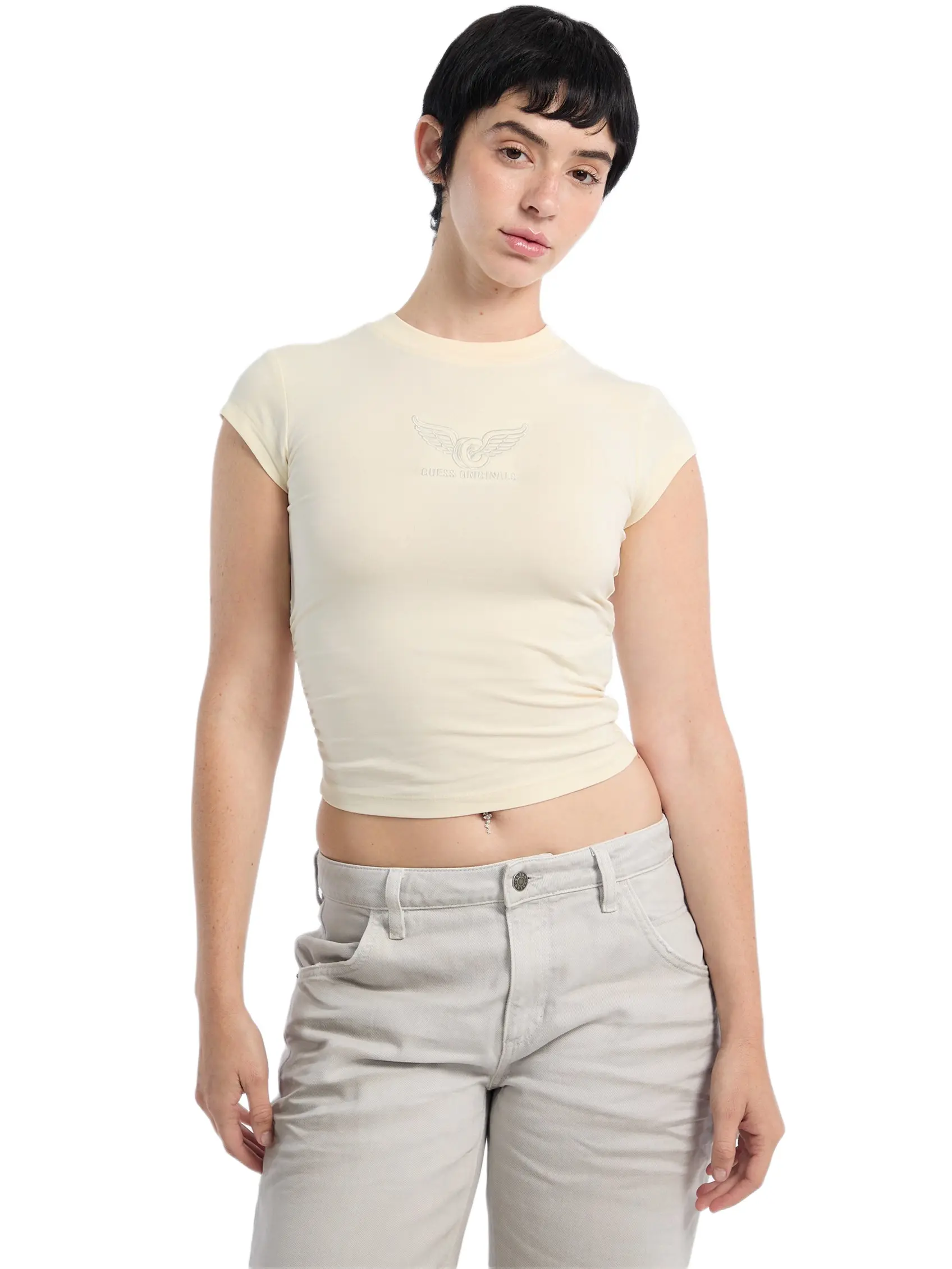 GUESS Jeans Female Eco GUESS Originals Vintage Wing Tee