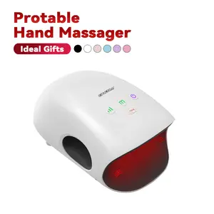 [Hot Selling] CINCOM Portable Hand Massager, Cordless, Advanced Airwave Technology, Customized Mode & Heating Function, Long-Lasting Battery Life, Auto-Off Feature, Perfect for Daily Relaxation, Comfort, White, Ideal Gift for Christmas & Birthday