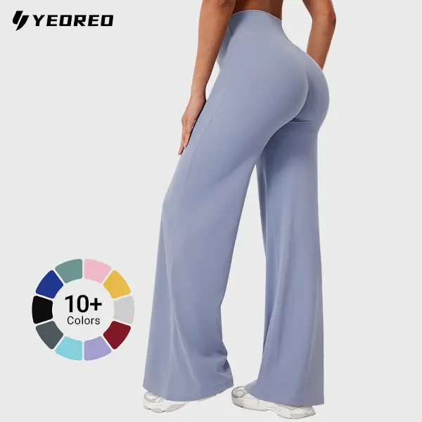 YEOREO Eddiy Leggings High-Waist Straight-Leg No Front Seam Buttery Soft Gym Yoga Pants for Women Fitness Tights