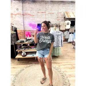 Well Sheeyit Comfort Color Tee - Charcoal